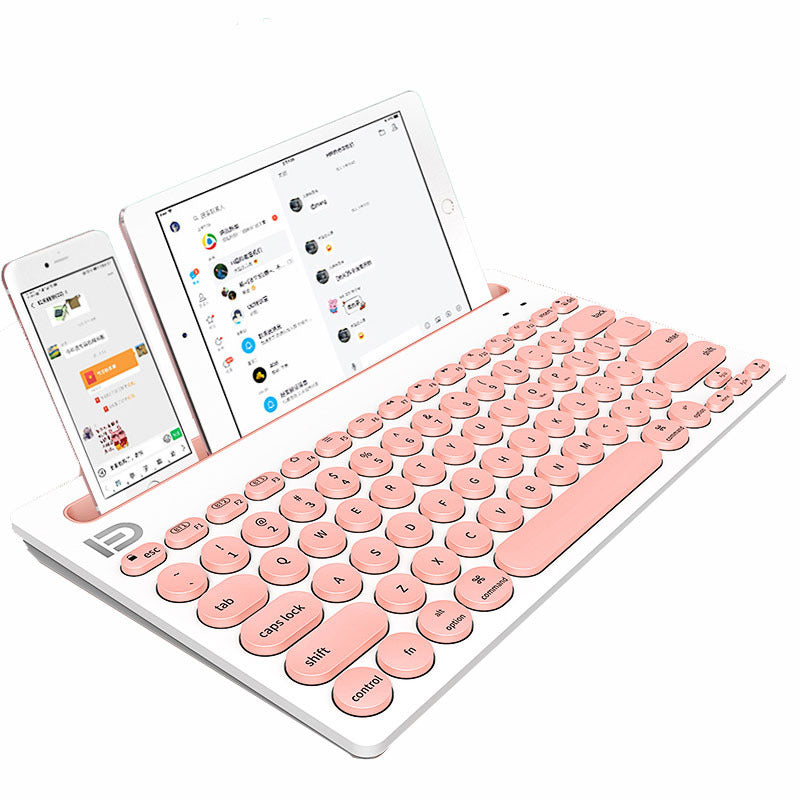2.4GHz Wireless Fashion Multi-device Ultra-thin Connection iPad Keyboard For Office and Home