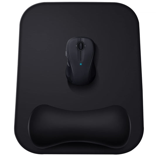 Large Gel Memory Foam Ergonomic Mouse Pad Wrist Rest Support Mousepad for Laptop, Computer, Gaming, Office - Comfortable for Easy Typing and Pain Relief