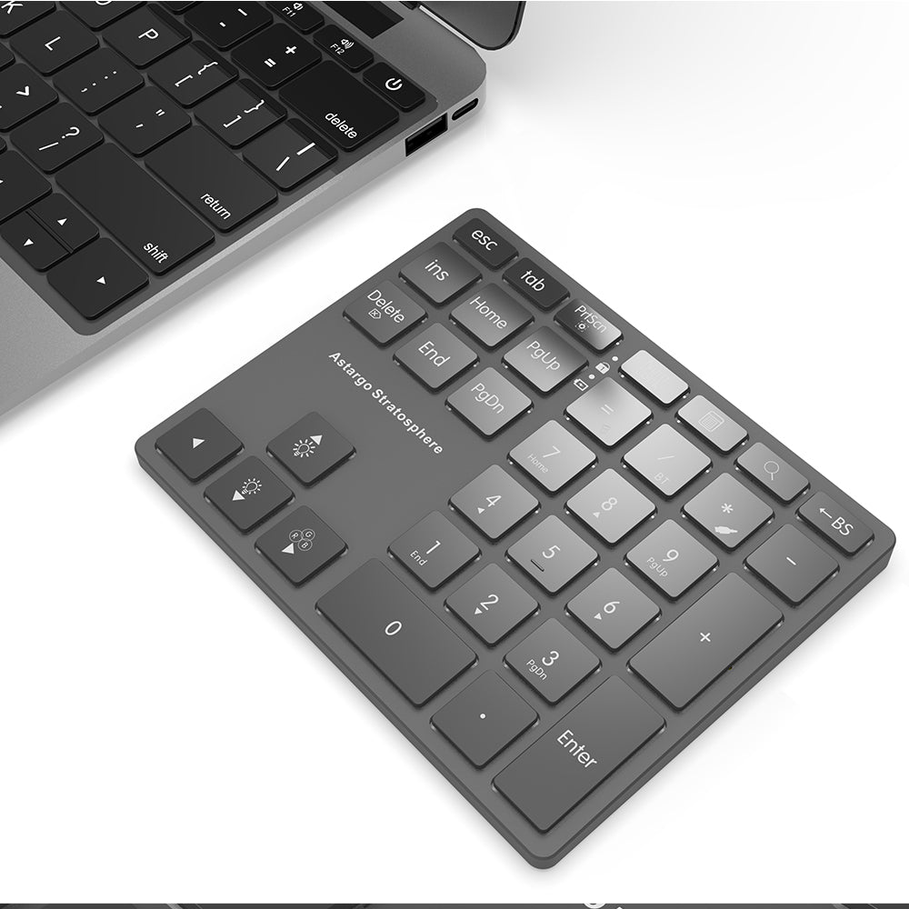 port designs numeric keypad - rechargeable bluetooth -... Bluetooth Number Pad,Rechargeable Wireless Numeric Keypad with LED Bac ...