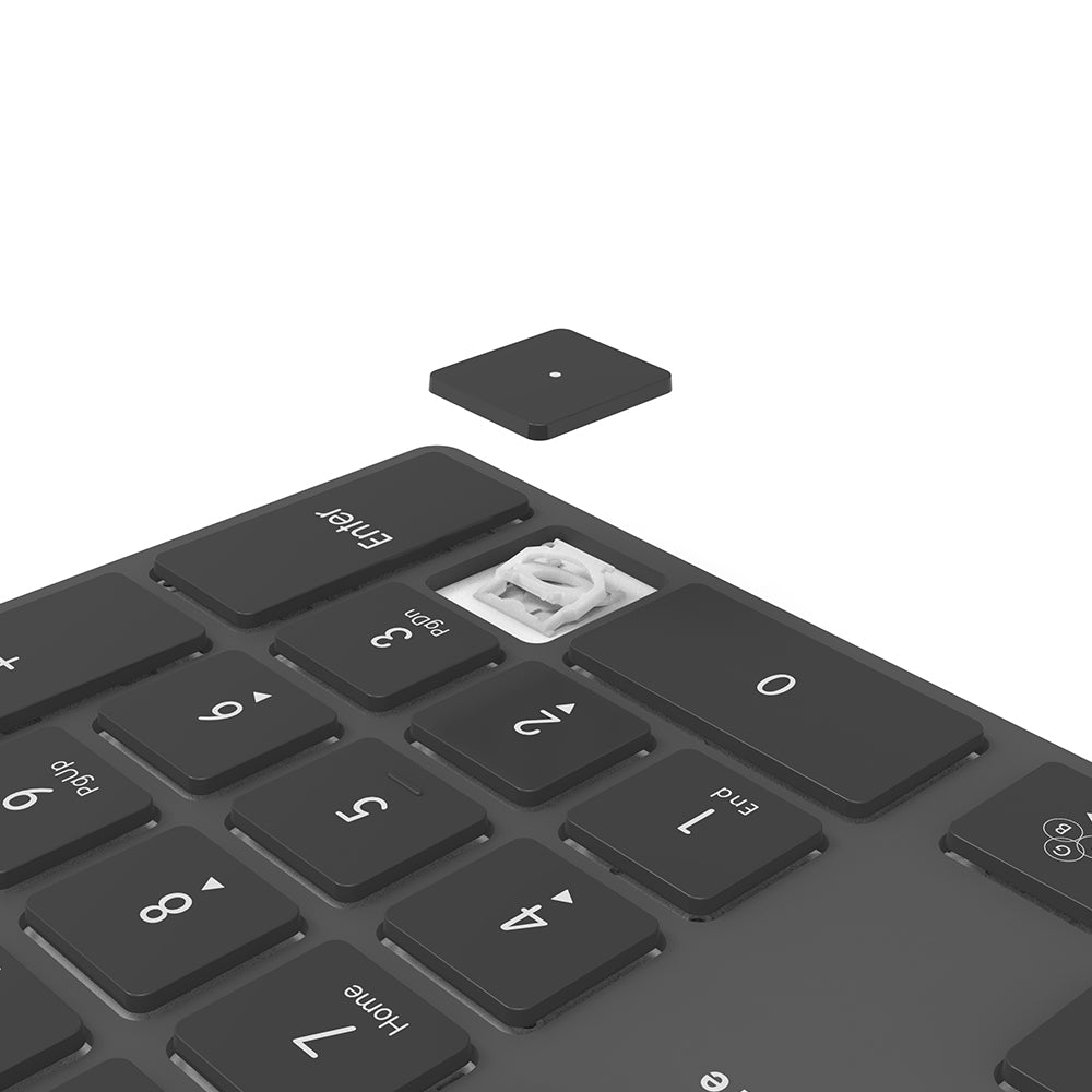 port designs numeric keypad - rechargeable bluetooth -... Bluetooth Number Pad,Rechargeable Wireless Numeric Keypad with LED Bac ...