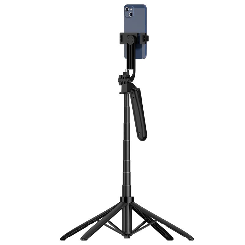 AS-A17 Extendable Aluminum Selfie Stick Tripod with Wireless Remote Co ...