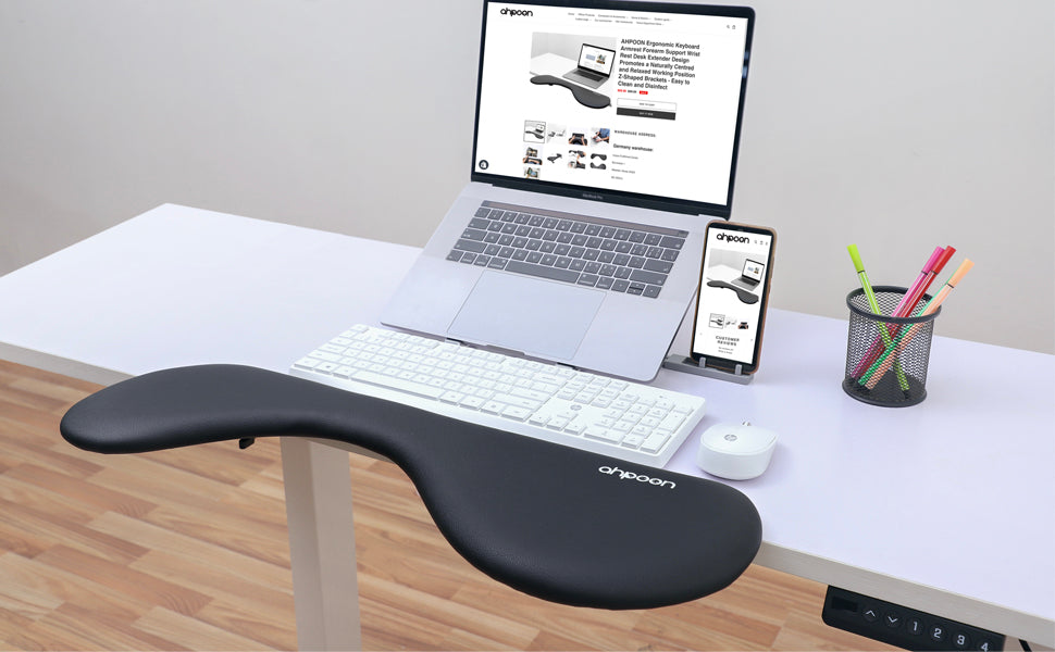 How to set up ergonomic desk extender on adjustable desk