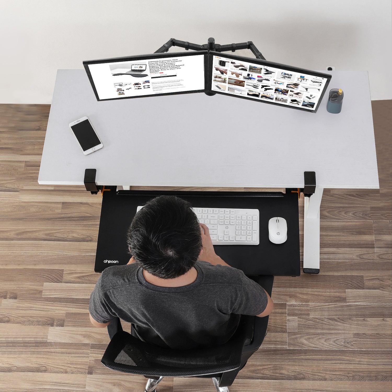 ergonomic keyboard tray