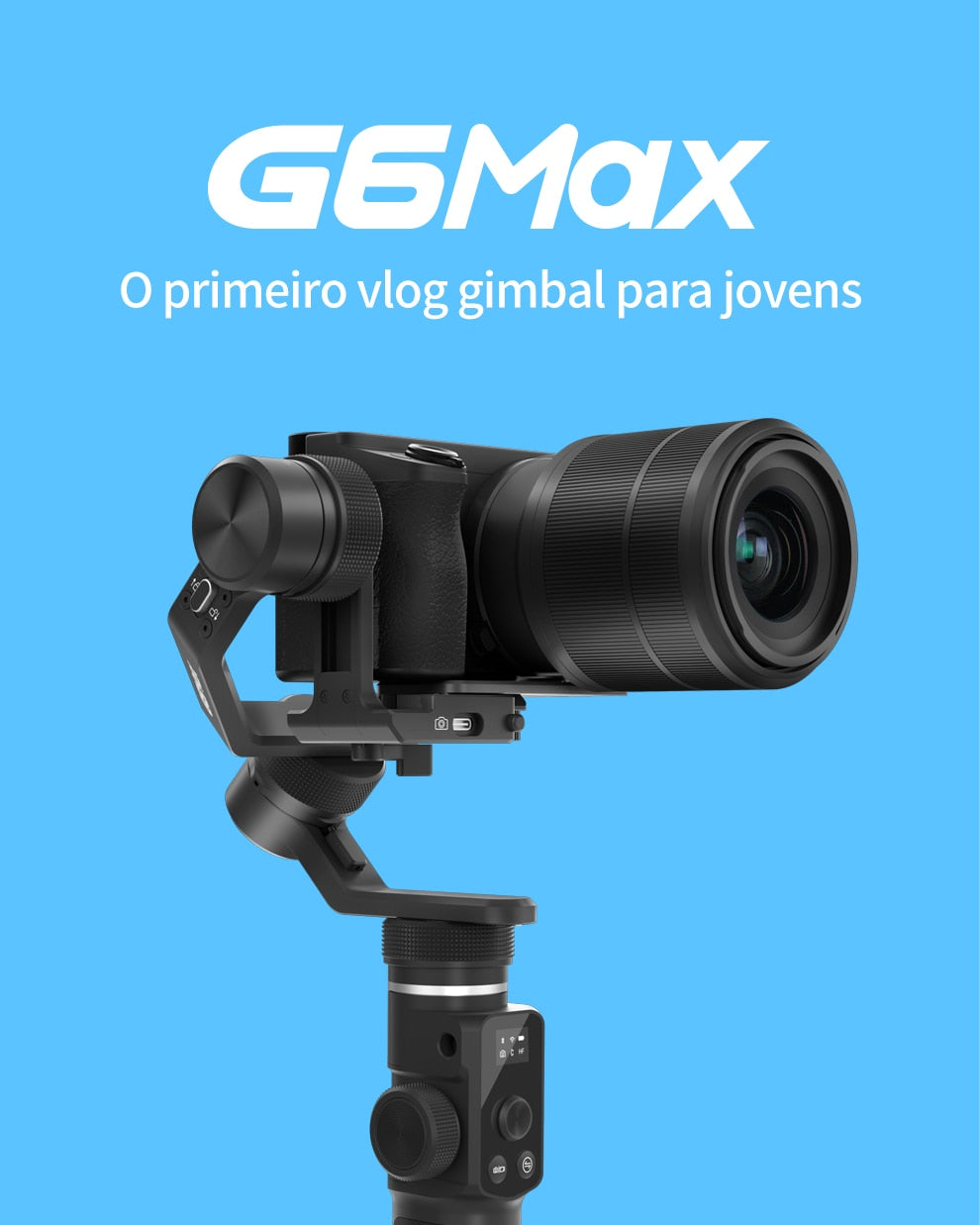 FeiyuTech G6 MAX All-in-One Gimbal Stabilizer 3-Axis Handheld Universal Smartphone Sony RX0 ZX-1 Mirrorless DSLR Action Camera
