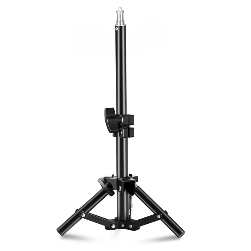 37cm/14.5inch Photography Mini Table 1/4 Screw Head Light Stand For Photo Studio Ring Light LED Lamp