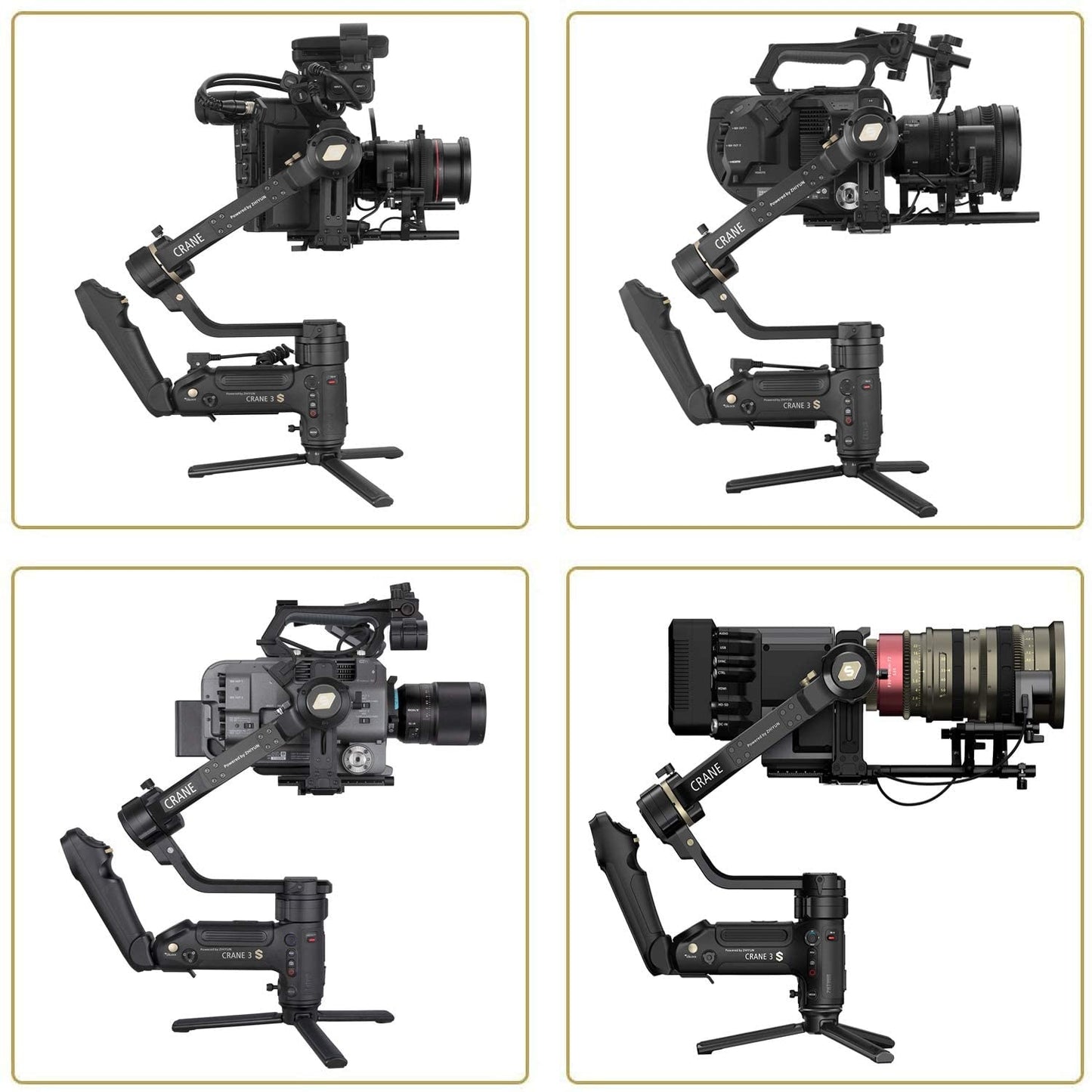 ZHIYUN Official Crane 3S/SE 3-Axis Camera Gimbal Handheld Stabilizer Support 6.5KG DSLR Camcorder Video Cameras for Nikon Canon