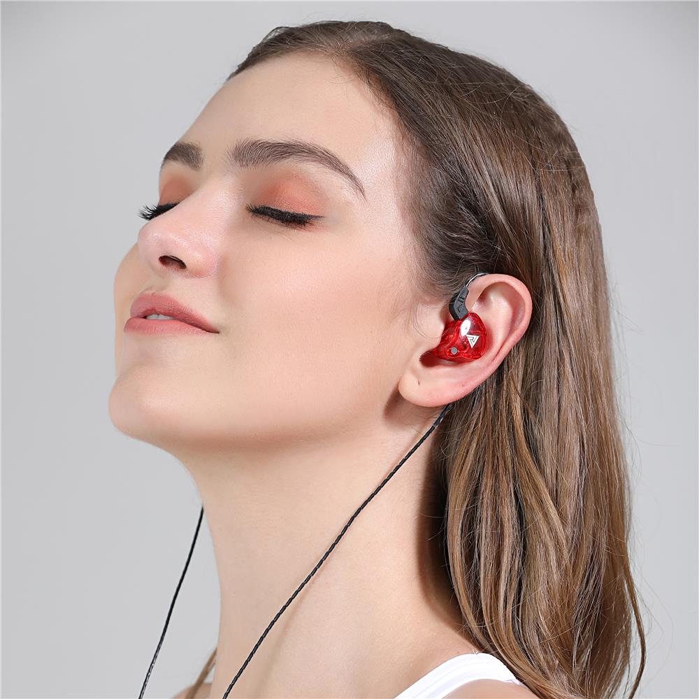 QKZ AK6 Headphones Earphone for Phone Xiaomi with Microphone for iPhone In Ear Mic Stereo Race Sport Headset