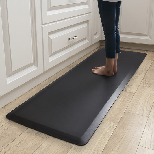Sky Solutions Anti Fatigue Mat, Cushioned 3/4 inch Comfort Floor Mats for  Kitchen, Office & Garage, Non Slip Foam Cushion for Standing Desk (20 x  32), Black 