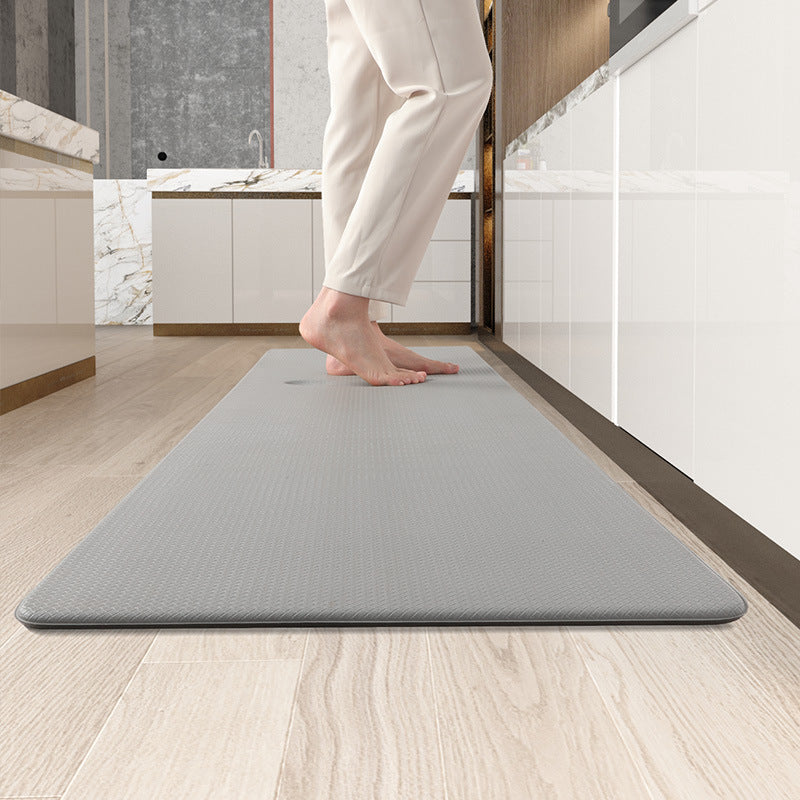 Anti Fatigue Kitchen Mat, 0.39 Inch Thick, Stain Resistant, Padded Cushioned Memory Foam Floor Comfort Mat for Home, Garage and Office Standing Desk, 17.1”x59”