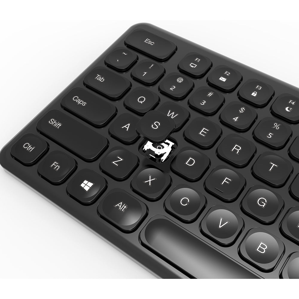 Wireless Keyboard 2.4G Compatible with Computer Dell Windows xp/7/8/10/11 Linux Android Ultra Thin Small Keypad KB366