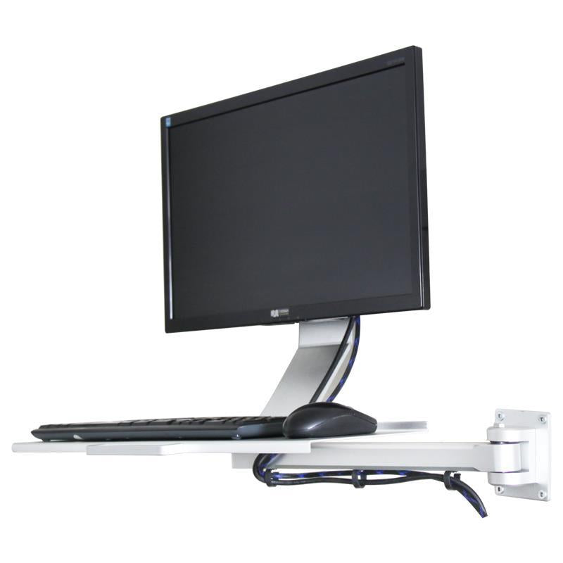 Monitor and Keyboard Wall Mount, Standing Workstation VESA Keyboard Tr