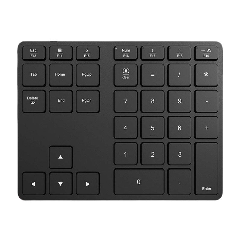 [Upgraded] Bluetooth Number Pad, Designed for Mac OS and Windows Users, Dual System Aluminum Rechargeable Wireless Numeric Keypad External Numeric Keyboard for MacBook, MacBook Pro/Air, Windows Laptop