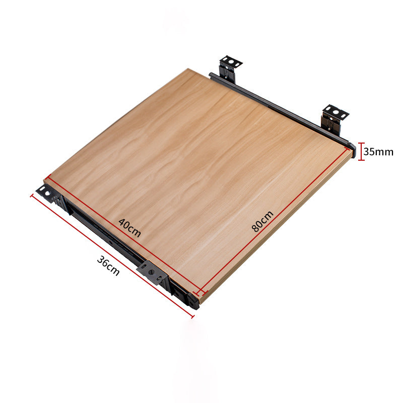 Furniture Accessories Office Product Suits Hardware Keyboard Drawer Tray Wood Holder Under Desk Adjustable Height Platform.