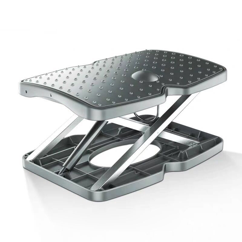 Foot Rests, Adjustable Under Desk Footrest with 6 Height Position