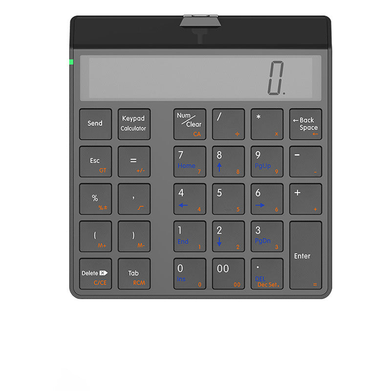 Number Pad Example Application 2 in 1 Bluetooth Number Pad with Accounting Calculator,28 Key Wireless ...
