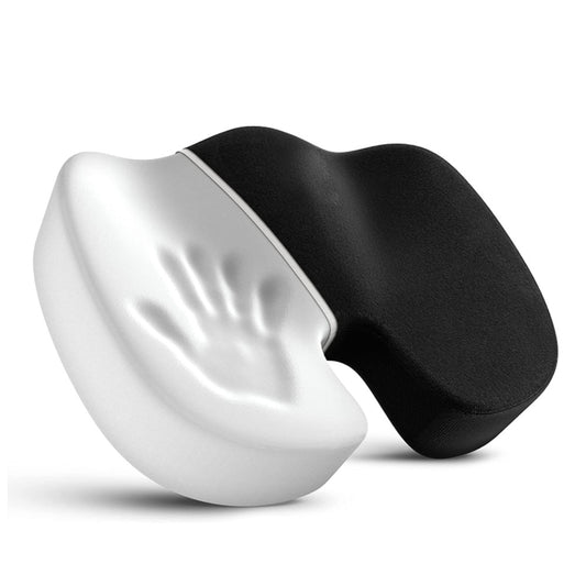 Everlasting Comfort Seat Cushion Pillow for Office Chair - Sit Longer, Feel Better - Butt, Tailbone, Back, Coccyx, Sciatica Memory Foam Cushions - Computer Desk Pain Relief Pad