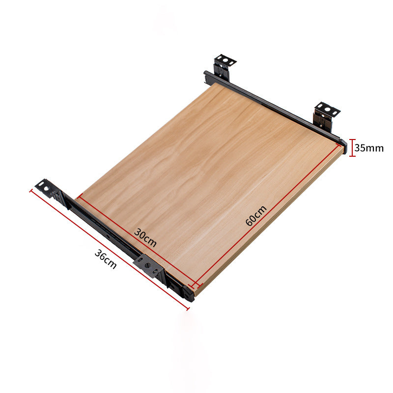 Furniture Accessories Office Product Suits Hardware Keyboard Drawer Tray Wood Holder Under Desk Adjustable Height Platform.