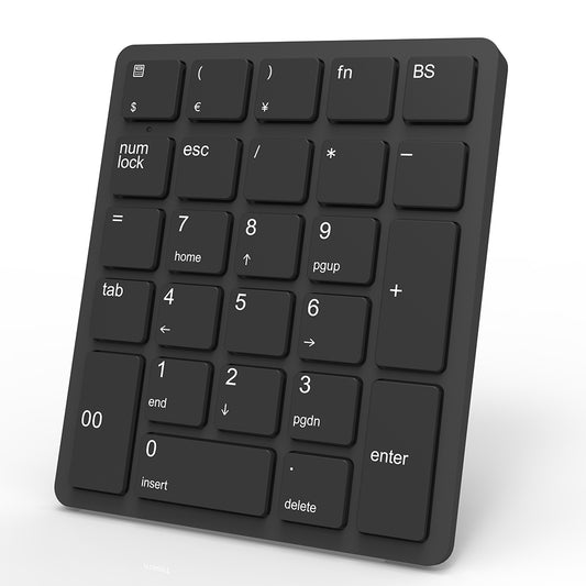 Wired USB Number Pad for Laptop - Slim USB Numeric Keypad with 3.9ft Cable, Plug and Play 26 Keys - Keyboard Numpad Compatible with Windows PC - Perfect Add On 10 Key USB Keypad KB26W