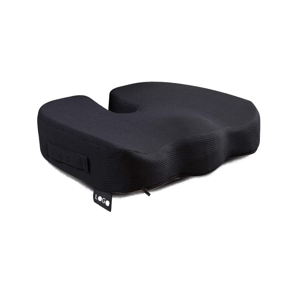 Memory Foam Lumbar Back Support Pillow Seat Cushion for Office Chair Car  Seat - Support for Sciatica, Coccyx, Back & Tailbone Pain Relief, Black