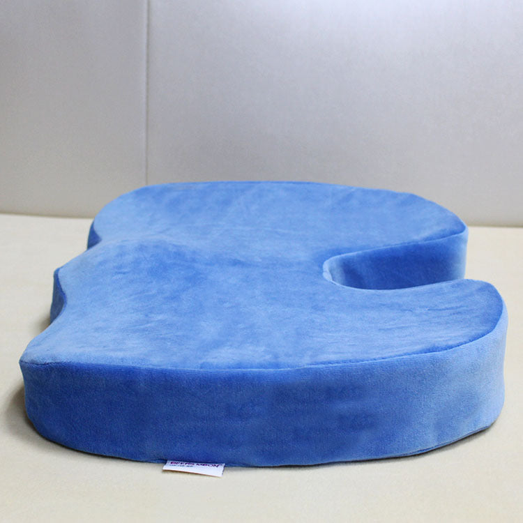 Memory Foam Coccyx Seat Cushion Support Pillow Sciatica & Pain Relief Car Office Chair Cushion Blue and More Colors