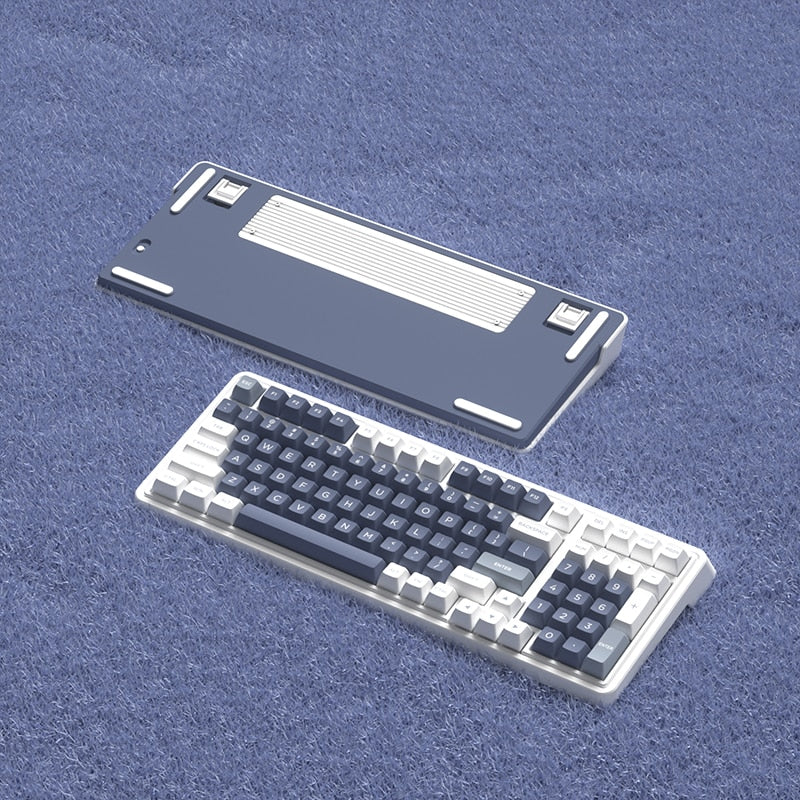 FL·ESPORTS CMK99 Three Mode Hot-Swappable Mechanical Keyboard 99-Key RGB