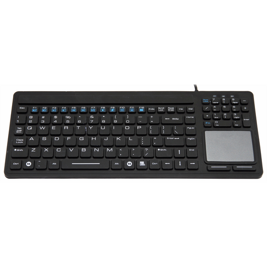 AS-I107M Silicone Industrial Keyboard with Touchpad
