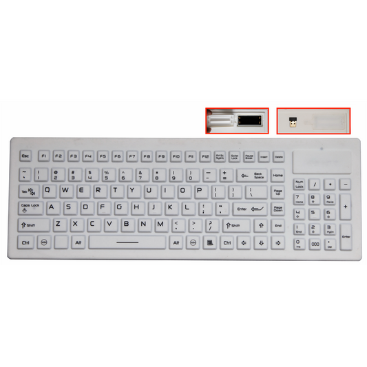 AS-I830 Silicone Wireless Keyboard
