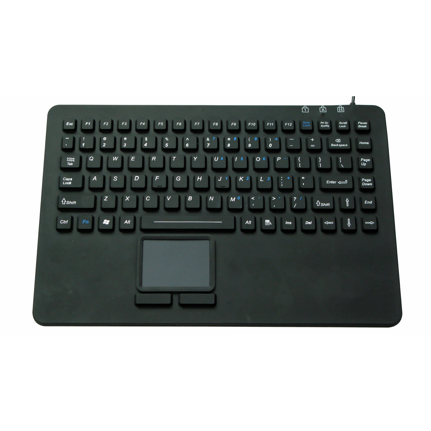 AS-I87 Silicone Industrial Keyboard with Touchpad