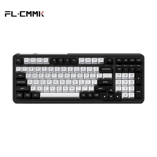 FL·ESPORTS CMK99 Three Mode Hot-Swappable Mechanical Keyboard 99-Key RGB