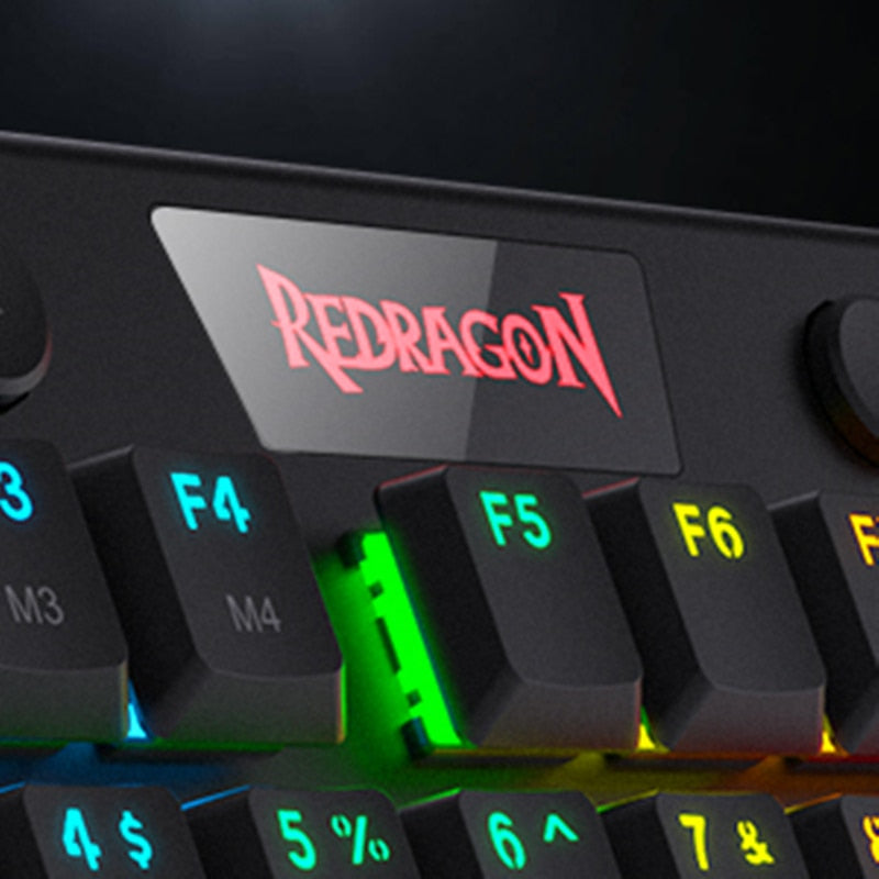Redragon K621 Horus Wireless RGB Mechanical Keyboard 5.0 BT/2.4 Ghz/Wired Three Modes Ultra-Thin Low Profile Bluetooth Keyboard