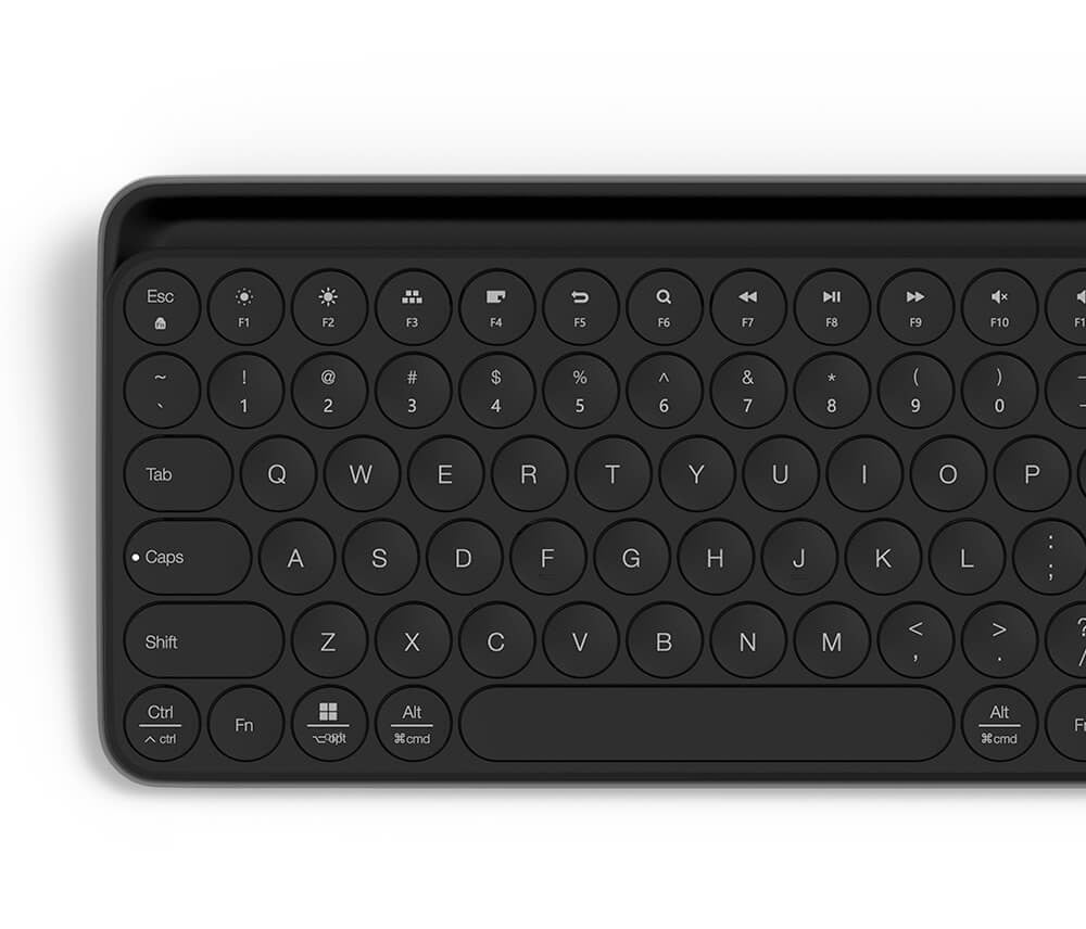 Bluetooth Dual Mode Keyboard 104 Keys 2.4GHz MultiSystem Compatible For Windows PC Mac Android IOS Wireless Mini Keyboard