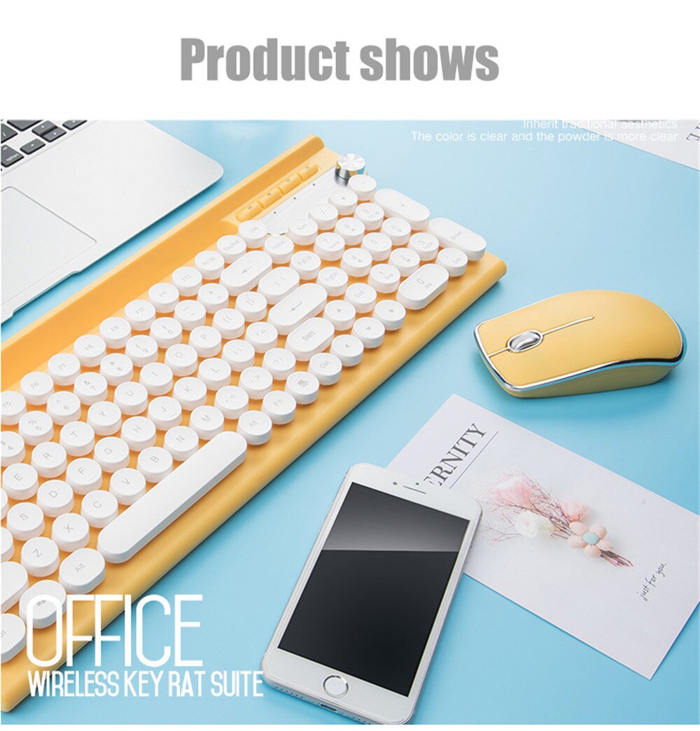2.4G Wireless Gaming Keyboard Mouse Rechargeable Keyboard And Mouse For Macbook Laptop Keypad Computer PC Gamer Keyboard Mice
