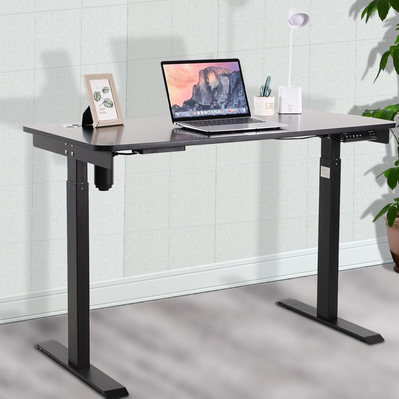 Single Motor Electric Height Adjustable Desk for Office Home Furniture