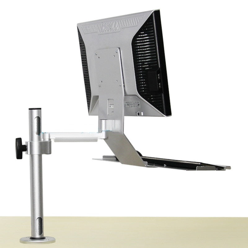 Industrial LCD Monitor Holder for 14-27inch Display Screen Wall Mount Keyboard Tray Mouse Stand Tray Mount Computer Bracket