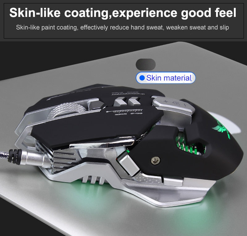 G9 Gaming Mouse Wired USB DPI Adjustable Macro Programmable Mouse Gamer Optical Professional RGB Mause Game Mice For PC Computer