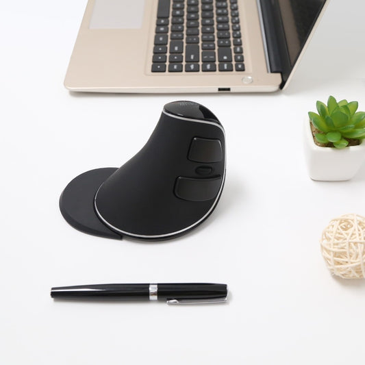 M618 Plus Ergonomic Vertical Wireless Mouse 1600 DPI 6 Function Buttons Optical Mice with Removable Palm Rest For Computer