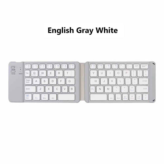 Light-Handy Mini Wireless Bluetooth Folding Keyboard,Foldable Wireless Keypad for IOS/Android/Windows ipad Tablet phone