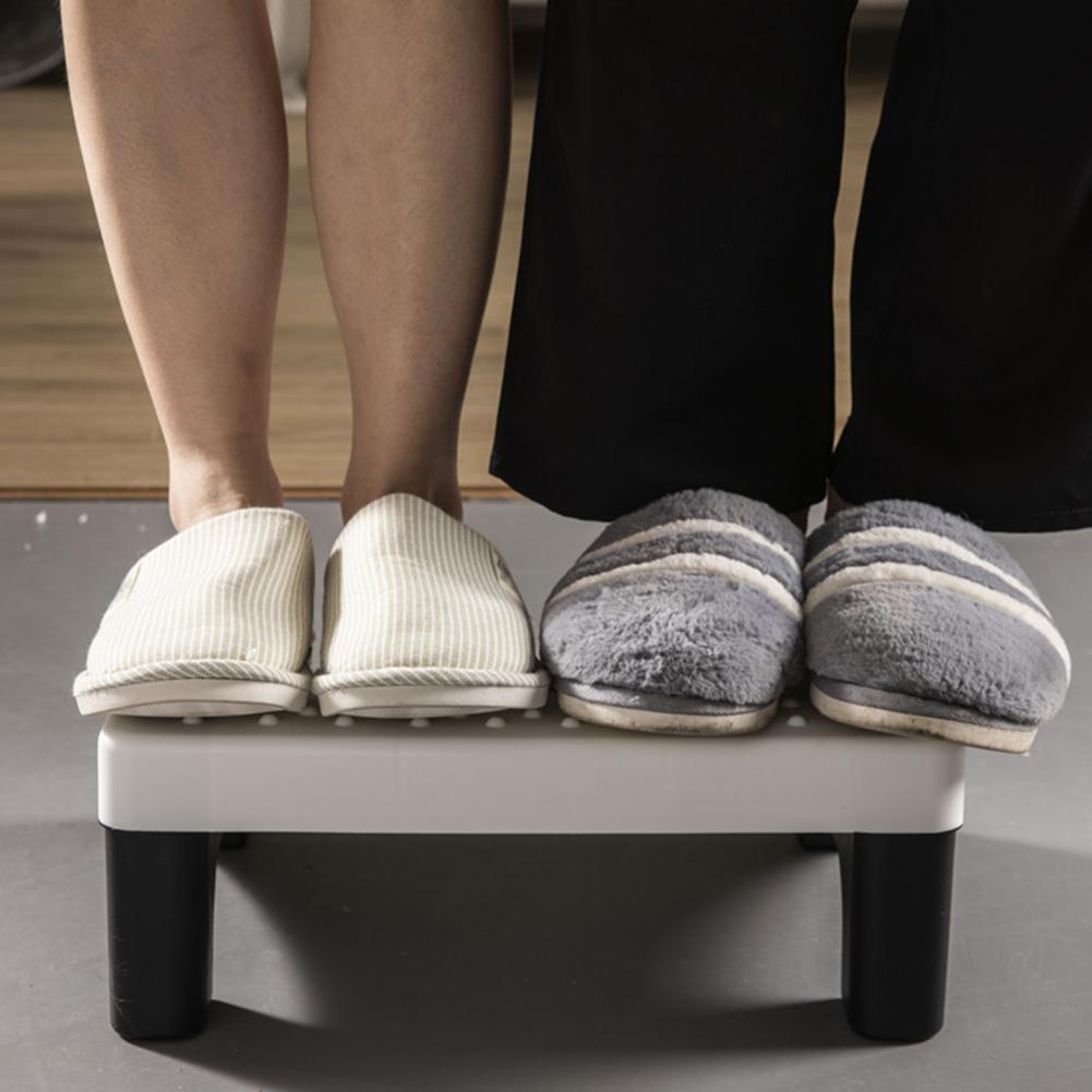 Adjustable Ottomans Office Footrest Sofa Black Home Relieve Foot Fatigue Under Desk Footstool Massage Pad Foot Pedalt kitchen