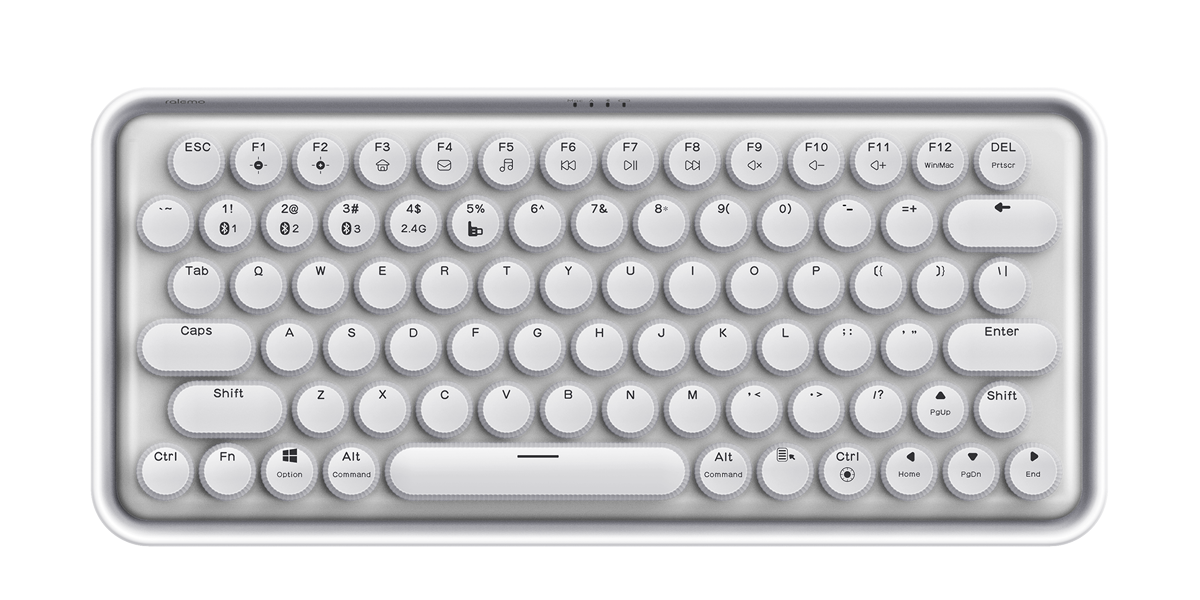 Rapoo Ralemo Pre5 multi-mode wireless 79 keys mechanical keyboard Bluetooth/2.4G, compact and portable, full-key without punch