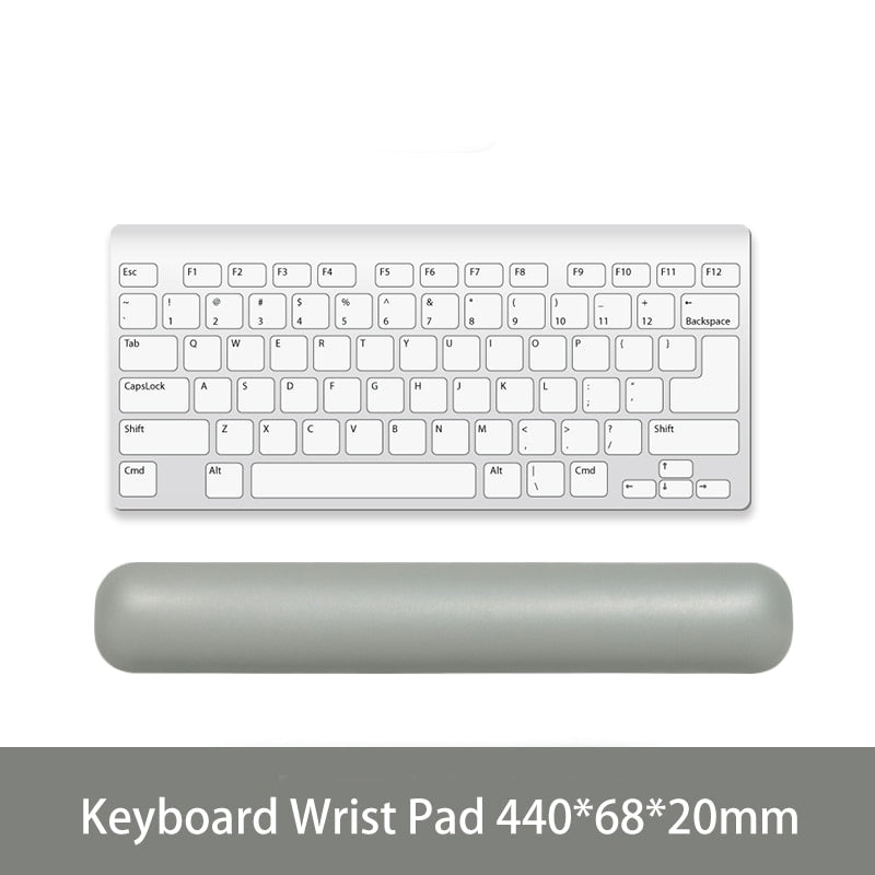 Memory Foam Keyboard Mouse Wrist Rest Hand Support Set Ergonomic Mousepad Cushion Mat for Office Laptop Computer Typing Gaming