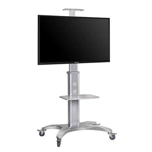 Aluminum Alloy NB AVF1500-50-1P TV Mobile Cart Free Lifting 55"-80" LED LCD Plasma TV Trolley Stand With AV Shelf Camera Ho