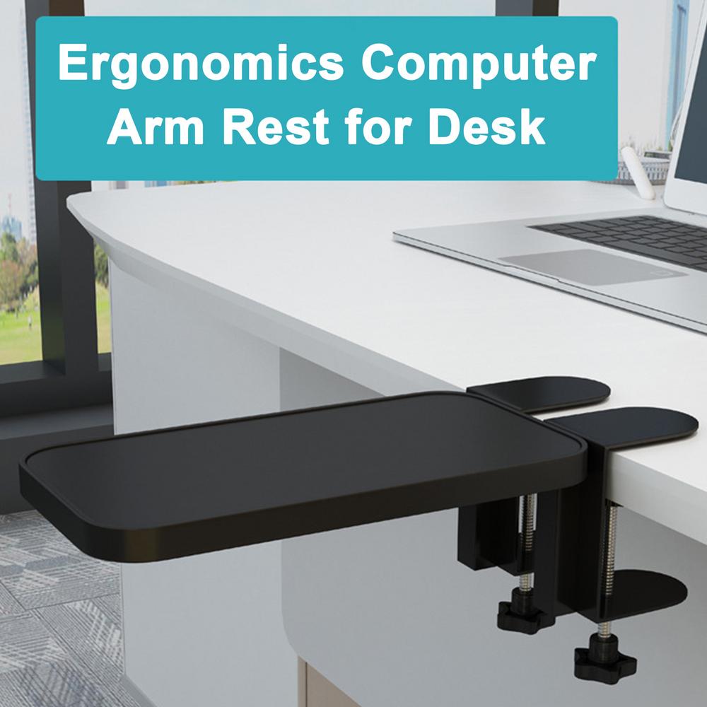 Arm Rest For Desk Foldable Keyboard Drawer Tray Stand Up Desk Store Compact Retractable Adjustable Desk Keyboard Tray For Desks