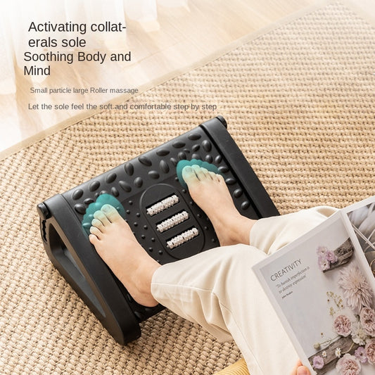 Desk Footrest,Adjustable Under,Foot Rest for Under Desk at Work with Massage,Foot Stool Under Desk 5 Height Position Adjustment