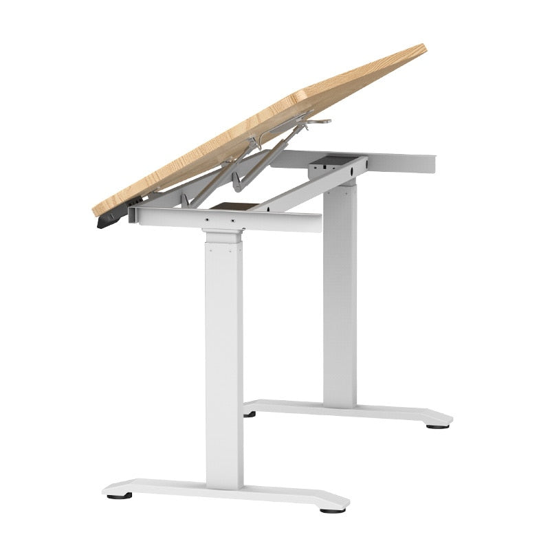 Multi-Function Adjustable Drafting Table Electric Standing Desk for Writing Drawing Crafting Working