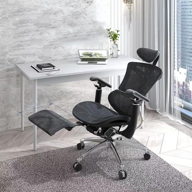Handle Luxury Office Chair Lumbar Support Adjustable Elastic Lazy Design Office Chair Free Shipping Sillas Office Furniture