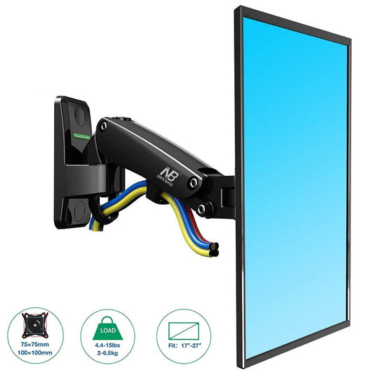 NB F120 Full Motion Wall Mount Monitor Bracket For Universal 17"-27" Flat Screen TV Support Load 7 kg Wall MountMonitor Holder