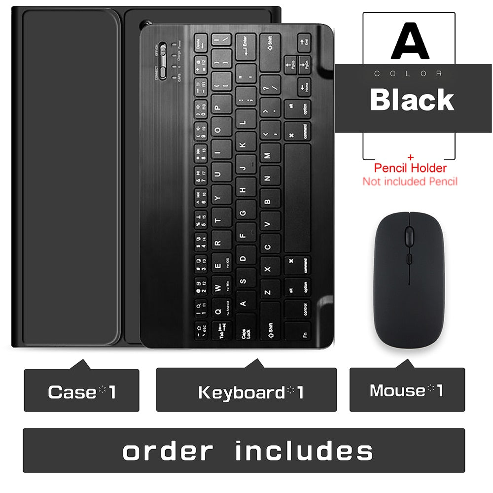 Magic Keyboard Wireless Mouse Tablet for Samsung Galaxy Tab A8 case 10.5" Tab A7 S7 FE Puls 12.4" Tab S8 11" Tab S6 Funda cover