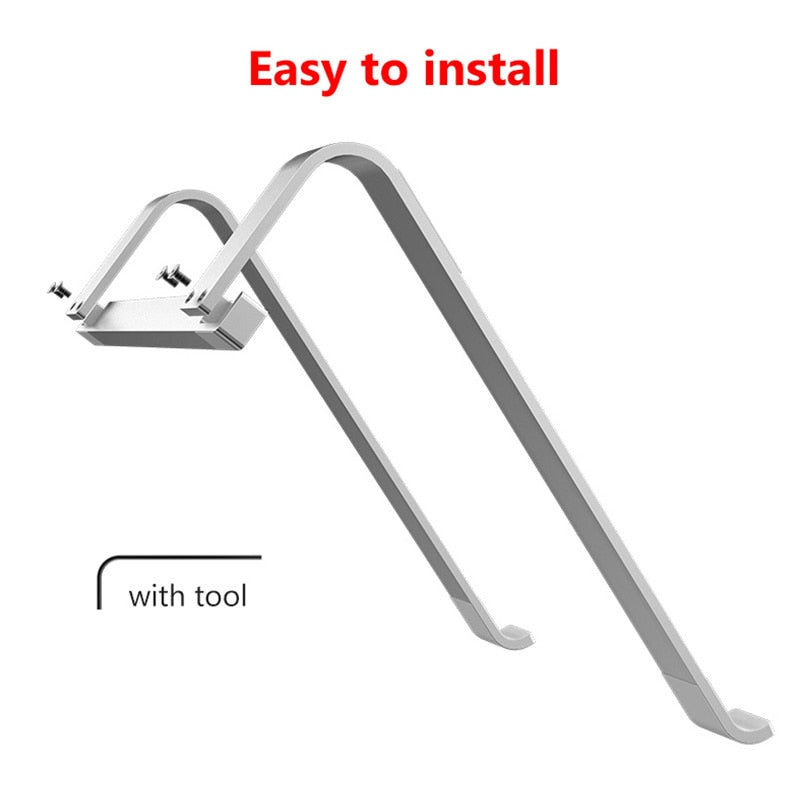 Adjustable Aluminum Laptop Stand Portable Notebook Support Holder For Macbook Pro Computer Riser Stand Cooling Bracket