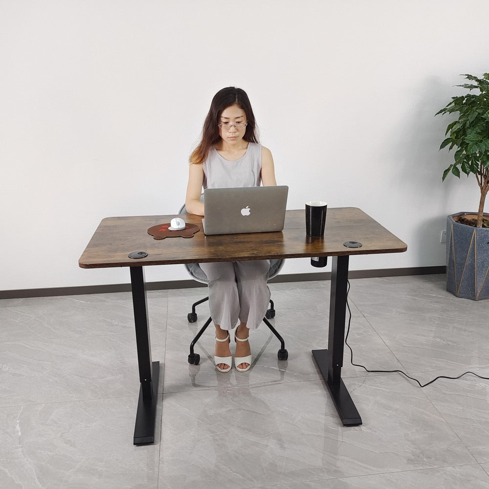 Electric adjustable height desk computer desk office table