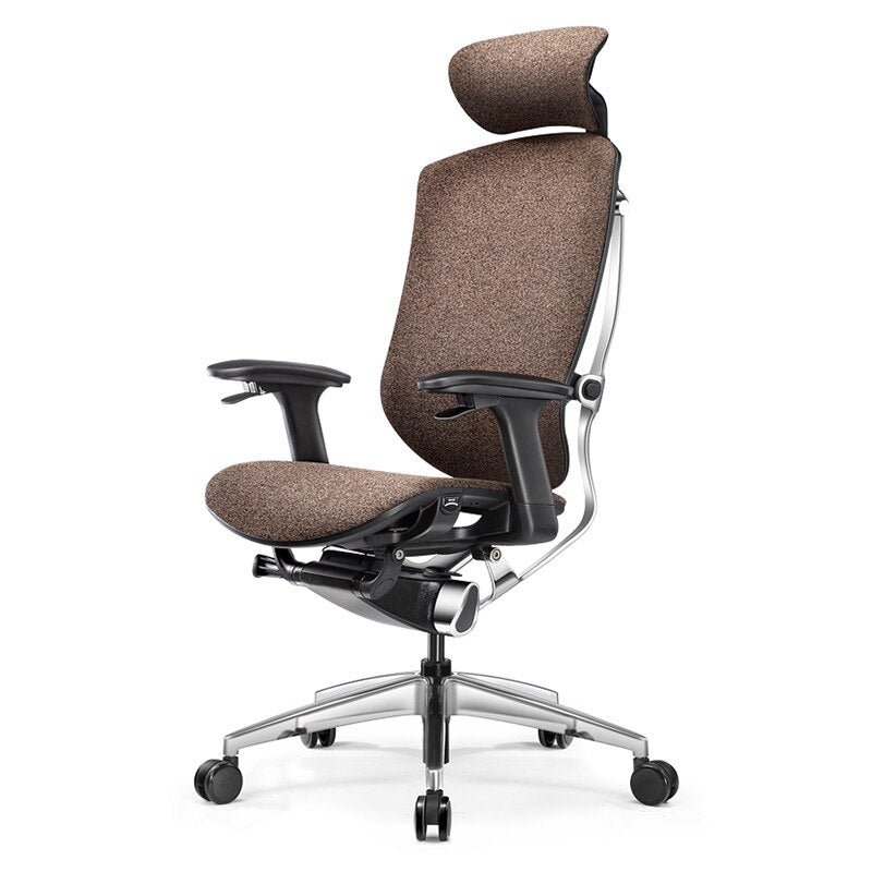 Ergoup TUV BIFMA GREENGUARD Boss Ergonomic Fabric Office Chair CEO Chair Swivel Recliner Comfortable Chair